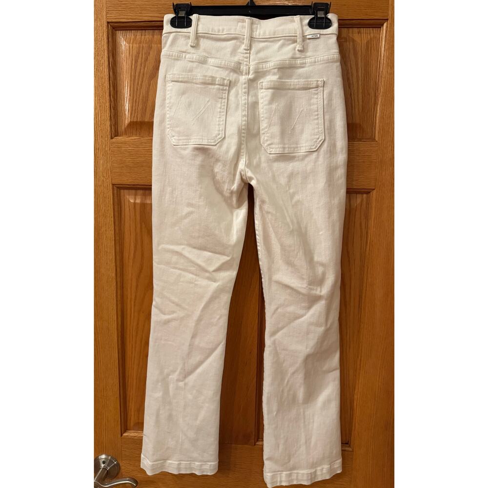 Mother Denim The Hustler Cream Puffs Jeans - Size 25 - Picture 6 of 11